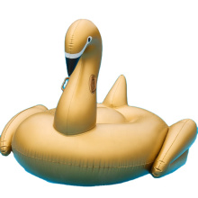 Jouet gonflable de piscine de bateau flottant de natation de soleil de Flamingo avec le support et la décoration